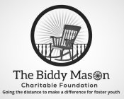 THE BIDDY MASON CHARITABLE FOUNDATION GOING THE DISTANCE TO MAKE A DIFFERENCE FOR FOSTER YOUTH