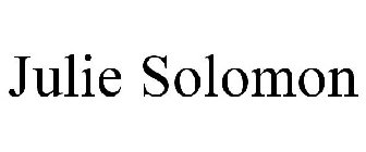 JULIE SOLOMON