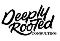 THE MARK CONTAINS THE WORDS DEEPLY ROOTED CONSULTING.