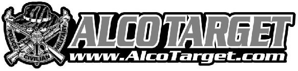 POLICE CIVILIAN MILITARY ALCO TARGET WWW.ALCOTARGET.COM