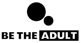 BE THE ADULT