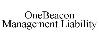 ONEBEACON MANAGEMENT LIABILITY