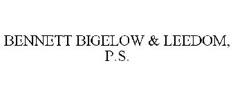BENNETT BIGELOW & LEEDOM, P.S.