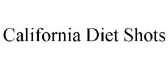 CALIFORNIA DIET SHOTS