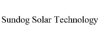 SUNDOG SOLAR TECHNOLOGY