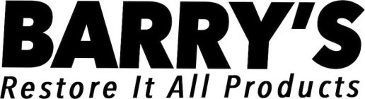 BARRY'S RESTORE IT ALL PRODUCTS