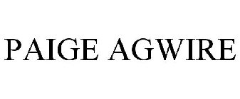 PAIGE AGWIRE