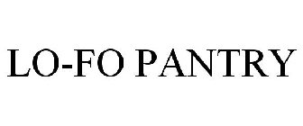 LO-FO PANTRY