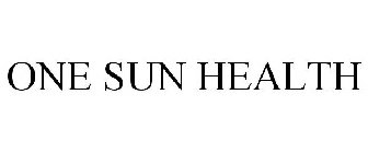 ONE SUN HEALTH