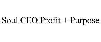 SOUL CEO PROFIT + PURPOSE