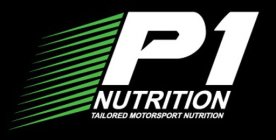 P1 NUTRITION TAILORED MOTORSPORT NUTRITION