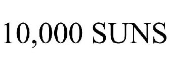 10,000 SUNS