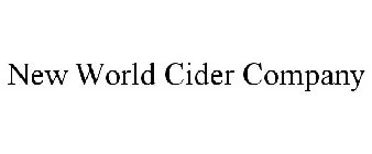 NEW WORLD CIDER COMPANY