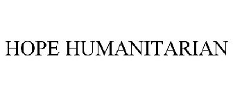 HOPE HUMANITARIAN