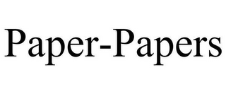 PAPER-PAPERS