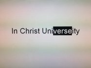 IN CHRIST UNIVERSEITY