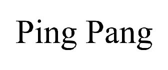 PING PANG