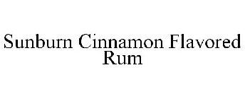 SUNBURN CINNAMON FLAVORED RUM