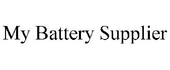 MY BATTERY SUPPLIER