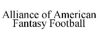 ALLIANCE OF AMERICAN FANTASY FOOTBALL