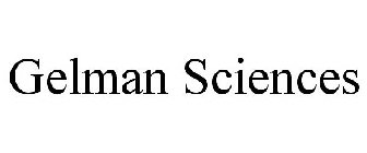 GELMAN SCIENCES