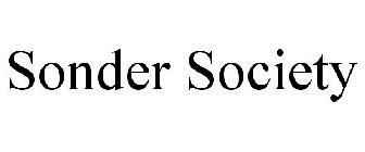 SONDER SOCIETY