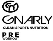 G GN GNARLY CLEAN SPORTS NUTRITION PRE WORKOUT
