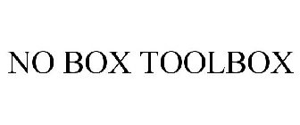 NO BOX TOOLBOX