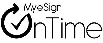 MY ESIGN ON TIME