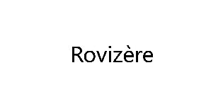 ROVIZÈRE