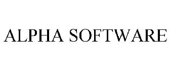 ALPHA SOFTWARE