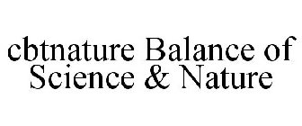 CBTNATURE BALANCE OF SCIENCE & NATURE