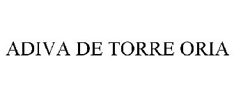 ADIVA DE TORRE ORIA