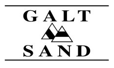 GALT SAND