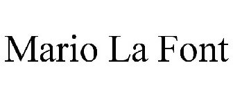 MARIO LA FONT