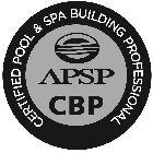 APSP CBP CERTIFIED POOL SPA BUILDING PROFESSIONAL
