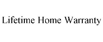 LIFETIME HOME WARRANTY