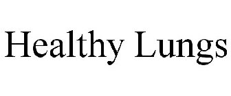 HEALTHY LUNGS