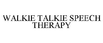 WALKIE TALKIE SPEECH THERAPY