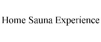 HOME SAUNA EXPERIENCE