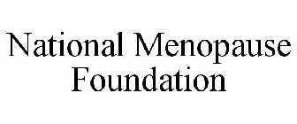 NATIONAL MENOPAUSE FOUNDATION