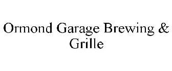 ORMOND GARAGE BREWING & GRILLE