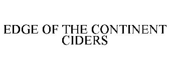 EDGE OF THE CONTINENT CIDERS