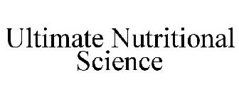 ULTIMATE NUTRITIONAL SCIENCE