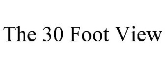THE 30 FOOT VIEW