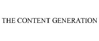 THE CONTENT GENERATION