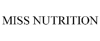 MISS NUTRITION