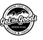 GET THE GOODS TRADING GOOD IDEAS CREEKSIDE VILLAGE WHISTLER CANADA