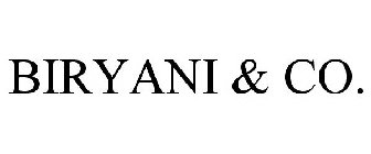 BIRYANI & CO.