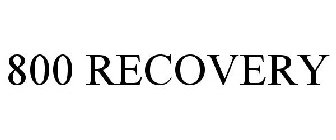 800 RECOVERY